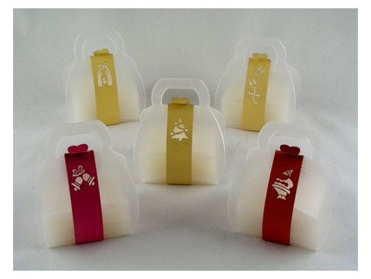 Christmas 3 - 2 Soaps 15gr. in a box + Strap