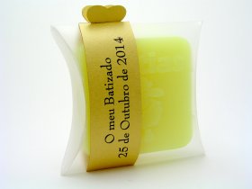 Prendas de batizado personalizado | Sabonete aromático pequeno - TugaSoap
